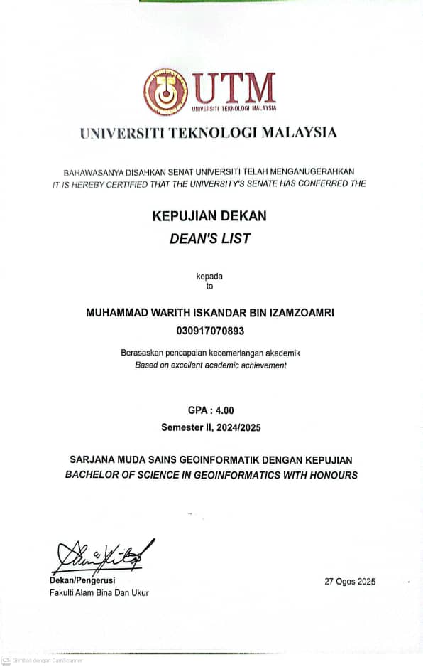 Dean sem 4 certificate